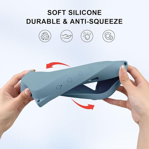 BOVKE Soft Speaker Case Compatible with Bose SoundLink Flex Bluetooth Portable Speaker, Bose Flex Silicone Case Sleeve Soft Protective Cover for Bose SoundLink Flex Speaker with 2 Chain Straps, Purple in Kuwait