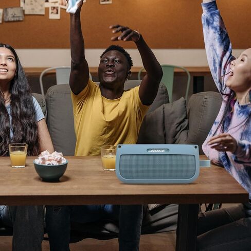 BOVKE Soft Speaker Case Compatible with Bose SoundLink Flex Bluetooth Portable Speaker, Bose Flex Silicone Case Sleeve Soft Protective Cover for Bose SoundLink Flex Speaker with 2 Chain Straps, Purple in Kuwait