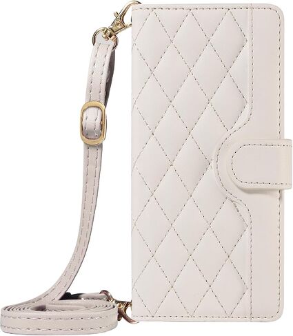 Asuwish Phone Case for Samsung Galaxy S23 Ultra 5G Wallet Cover with Screen Protector and Wrist Strap Lanyard Card Holder Slot Stand Accessories S23Ultra 23S S 23 23Ultra 6.8 inch Women Men White in Saudi Arabia