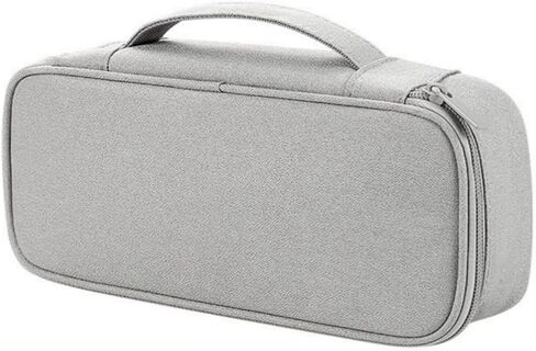 SA-U Portable Electronics Organizer Travel Case - Cable, Charger, and Cords Carrying Pouch for Power Bank, Hard Drive, and Tech Accessories - Compact Travel Tech Bag. (Blue, Large) in Saudi Arabia