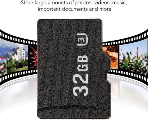 ذاكرة Yoidesu TF 32 جيجابايت/64 جيجابايت/128 جيجابايت/256 جيجابايت/512 جيجابايت، ذاكرة U3 عالية السرعة TF للكاميرات الرقمية DV وكاميرات الحركة للسيارات والكاميرات الصغيرة، سرعة قراءة 80 ميجابايت/ثانية وسرعة كتابة 30 ميجابايت/ثانية (32 جيجابايت) in Kuwait