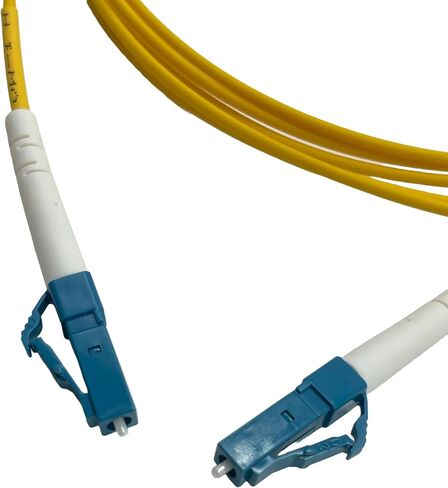 5.0M Duplex Fiber Optic Patch Cord, 09/125 LC/APC to LC/APC, 2.0mm, Low-Loss Cable for High-Speed Connectivity and Data Transmission in Kuwait