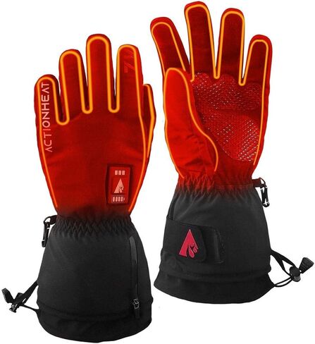 ActionHeat 7V Everyday Heated Gloves for Women – Electric Rechargeable Battery Heating Gloves with 3 Heating Levels – Hand Warming Winter Gloves for Skiing, Walking, Motorcycle Riding or Everyday Use in Saudi Arabia