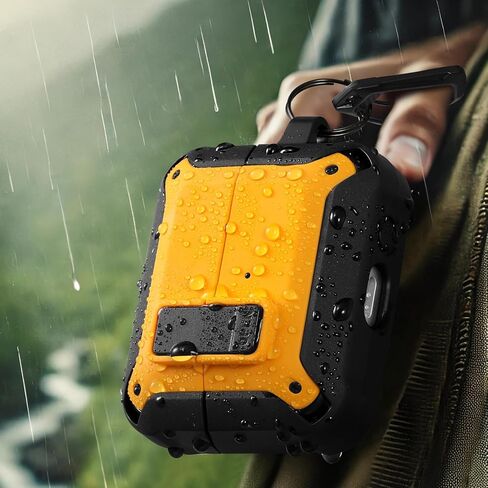 Charlam for AirPods 4 Case, Full Drop Protection with Secure Lock Design for Apple AirPods 4 Case Cover with Cleaning Kit & Keychain, Shockproof AirPods 4th Generation Case(2024) for Men Women, Black in Kuwait