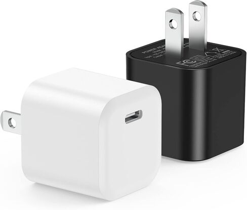 USB C Charger Cube, Agtray 2-Pack Mini Type C Fast Charging Blocks Phone Charger Wall Plug Travel Power Adapter Box Compatible for iPhone 16 15 14 13 12 11 Pro XR, Samsung Galaxy S24 S23 S22 A35 A55 in Saudi Arabia