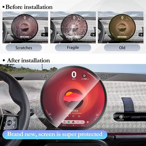 (2Pcs for 2025 Mini Cooper Accessories Screen Protector for 2025 Mini Cooper/ 2025 Mini Countryman 9.4-Inch Navigation [High Clarity, Anti-Scratch] 2025 Cooper Countryman Accessories in Saudi Arabia