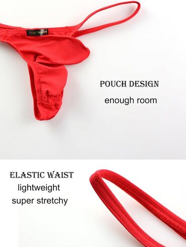Sexy Mens Thong Underwear Low Rise Mens G String T-Back Thongs Bulge Pouch Mens Lingerie in Saudi Arabia