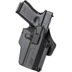 Universal OWB Holster Compatible for Glock|Sig Sauer|CZ|Ruger|Smith & Wesson|1911|Taurus|Springfield Armory|Beretta etc 80+ Pistols，360°Adjustable Paddle,Index Finer Released - Right Hand