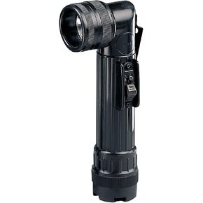 Olive Drab Military GI Style C-Cell Anglehead Flashlight