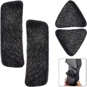 Recurve Bow Arrow Rest Archery Hair Arrow Rest Stick on Bow Rest Fur Adhesive Shelf Rests Longbow Fur Pad recurve Bow Accessories for Outdoor Hunting Shooting Practice