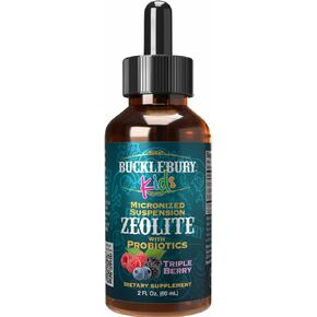 Zeolite Liquid Suspension w/Chlorella - Detox Support, Immune System and Digestive Tract Health Support for Kids and Adults (60 Servings)