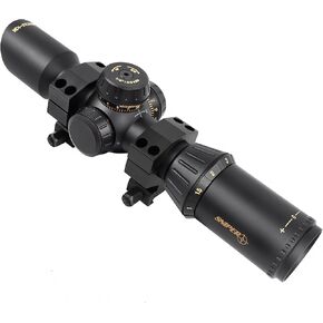 FSI 1-5x30 LPVO Rifle Scope SFP Illuminated Reticle with Mount 30mm Tube (Horseshoe)
