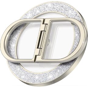 Magnetic Phone Ring Holder for MagSafe Phone Grip Stand Stylish Twinkle Ring Holder, Transparent Phone Ring Holder Magnetic Phone Grip for iPhone 16 15 14 13 12 Pro Max Plus(Colorful)