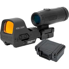 HOLOSUN HS510C & HM3X Combo Multi-Reticle Circle Dot Open Reflex Sight w/3x Flip-to-Side Magnifier 510C-HM3X