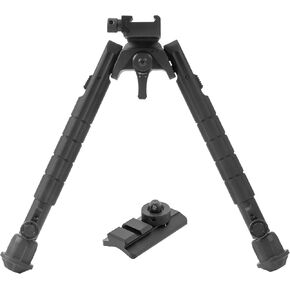 UTG TL-BP03-B Recon 360 TL Bipod, 8"-12" Center Height, Picatinny