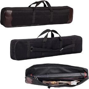 SPG Takedown Recurve Bow Case - Double Layer Recurve Bow Bag to Storage Bow and Arrow, Portable Recurve Case Outdoor Archery Bag Soft for Adult and Youth Takedown Bow
