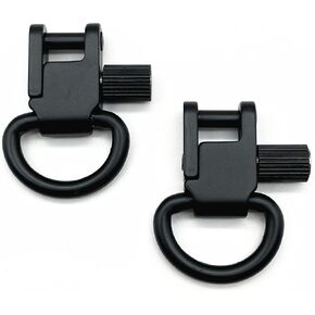 Sling Swivels Mounts for Rifle and Shotgun, Heavy Duty Sling Attachments Clips, Black- Occult (Black)