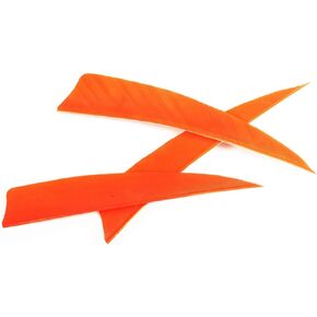 Letszhu Archery Arrows Feather Fletching 4 Inch Real Turkey Vanes for Hunting Target Shooting (25 Pack)