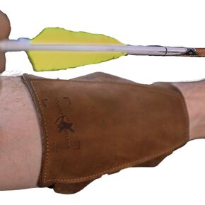 Shatterproof Ultimate Archery Arm Guard [Leather Archery Arm Guard] | USA Made | Archery Arm Guard for Adults | Left & Right Hand | Armguard for Archery