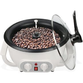 Upgrade Coffee Roaster Machine for Home Use, 110V Household Electric Coffee Bean Roaster with Timer 1200W Roasting Machine Peanut Bean Home Coffee Roaster