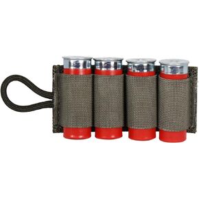 Esstac 4 Round Tearaway Shotgun Shell Carrier Cards for 12 Gauge with Hook & Loop Backing