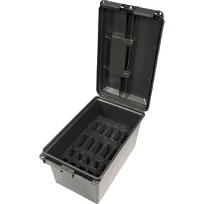 MTM TMCLE Tactical Mag Can Multi Mag for 223/5.56 Magazines and 9mm to 45 ACP Magazine Storage, USA Made, Black