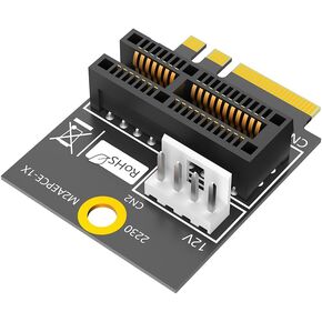 Mustpoint New Version M.2(NGFF) Key A/A+E/E to PCI-E 1X Adapter