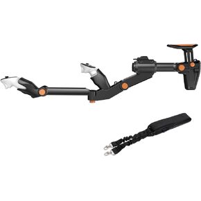 VR Gunstock لملحقات وحدة التحكم Meta Quest 3، Gun Stock for Quest 3S /Quest 2 FPS Gaming مقاسات الأشكال المخصصة (أسود)