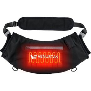 Venustas Heated Hand Muff with 7.4V Rechargeable Battery, Electric Hand Warmer Pouch for Football, Hunting, Heats Up to 15HRS