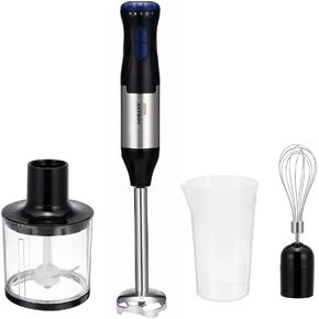1000W 4-in-1 Handheld Blender - 5 Speeds, Turbo Mode
