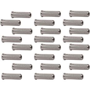 24pcs Archery Base Aluminum Inserts for Carbon Arrows 6.2mm Arrow Insert Base Arrow Shaft Hunting Archery Carbon Fiber Arrow Arrowhead Insert