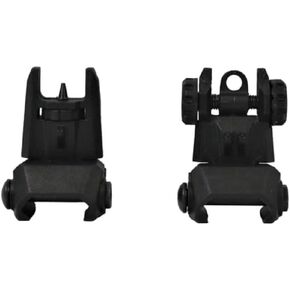 ATI Flip Up Front and Rear Backup Sights Polymer ATISIGHTSETP, Black