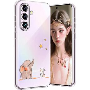 Compatible with Samsung Galaxy A55 5G Case Clear Slim Protective Cases Cat TPU A55 5G Back Cover Full Body Protector Animal Thin Phone Case for Samsung Galaxy A55 5G (Cats)