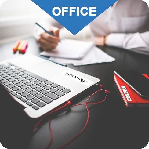 7 قطع بديلة لـ Dymo LetraTag عبوات الورق الملون/عبوات صانع الملصقات البلاستيكية 12 مم × 4 متر (1/2 بوصة × 13 بوصة) لـ dymo LetraTag LT-100H LT200B LT-100T Plus صانع الملصقات، 91330 16952 91331 91332 91333 91334 91335 in Kuwait