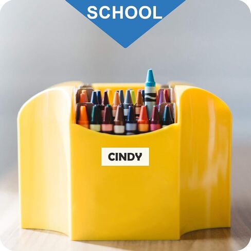 7 قطع بديلة لـ Dymo LetraTag عبوات الورق الملون/عبوات صانع الملصقات البلاستيكية 12 مم × 4 متر (1/2 بوصة × 13 بوصة) لـ dymo LetraTag LT-100H LT200B LT-100T Plus صانع الملصقات، 91330 16952 91331 91332 91333 91334 91335 in Kuwait