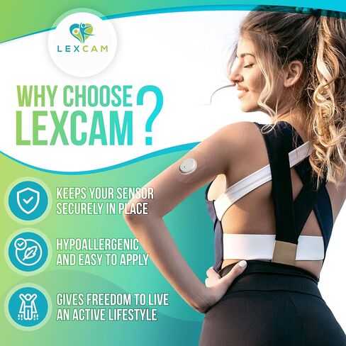 Adhesive Patches Pre-Cut for Dexcom G7, Stelo – Pack of 30 – Waterproof, Transparent Overpatches for Continuous Glucose Monitoring, Sensor is NOT Included. in Kuwait