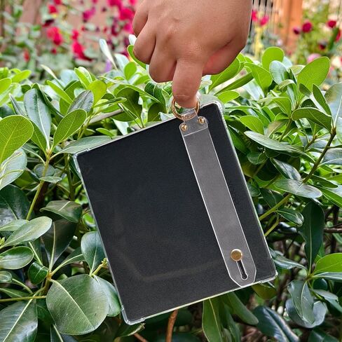 حافظة ناعمة وشفافة لجهاز Onyx BOOX Tablet Go Color 7/Leaf2/Leaf3/Leaf3 C/Boox Page/Boox Galileo eReader - غطاء سيليكون ممتاز مع إبزيم محمول وحزام يد (حزام يد شفاف) in Kuwait