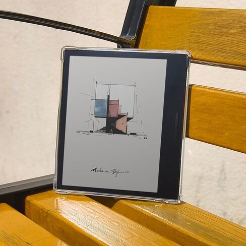 حافظة ناعمة وشفافة لجهاز Onyx BOOX Tablet Go Color 7/Leaf2/Leaf3/Leaf3 C/Boox Page/Boox Galileo eReader - غطاء سيليكون ممتاز مع إبزيم محمول وحزام يد (حزام يد شفاف) in Kuwait