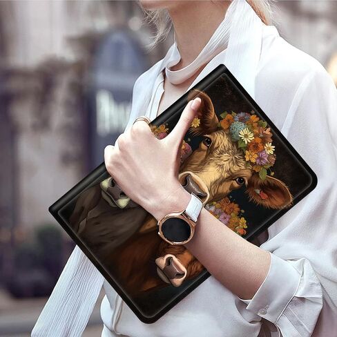 حافظة لجهاز Kindle Scribe مقاس 10.2 بوصة إصدار 2024 و2022، أغطية أغطية قارئ إلكتروني ذكي من جلد البولي يوريثان مع تنبيه/غفو تلقائي لقارئ Kindle Scribe 2024 الإلكتروني مقاس 10.2 بوصة، رف كتب عتيق in Kuwait