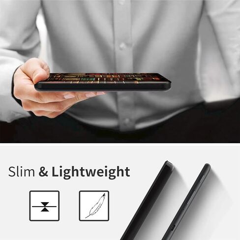 حافظة لجهاز Kindle Scribe مقاس 10.2 بوصة إصدار 2024 و2022، أغطية أغطية قارئ إلكتروني ذكي من جلد البولي يوريثان مع تنبيه/غفو تلقائي لقارئ Kindle Scribe 2024 الإلكتروني مقاس 10.2 بوصة، رف كتب عتيق in Kuwait