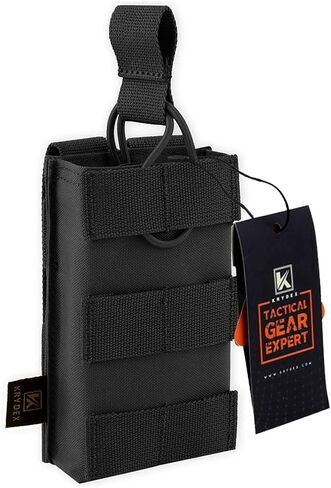 KRYDEX Tactical MOLLE Single/Double/Triple Open-Top 5.56mm Mag Pouch with MOLLE Strap for M4 M16 .223 Magazines in Saudi Arabia