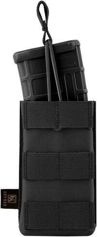 KRYDEX Tactical MOLLE Single/Double/Triple Open-Top 5.56mm Mag Pouch with MOLLE Strap for M4 M16 .223 Magazines in Saudi Arabia