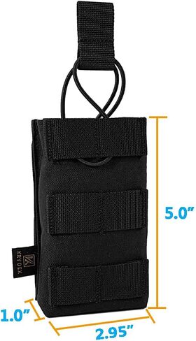 KRYDEX Tactical MOLLE Single/Double/Triple Open-Top 5.56mm Mag Pouch with MOLLE Strap for M4 M16 .223 Magazines in Saudi Arabia