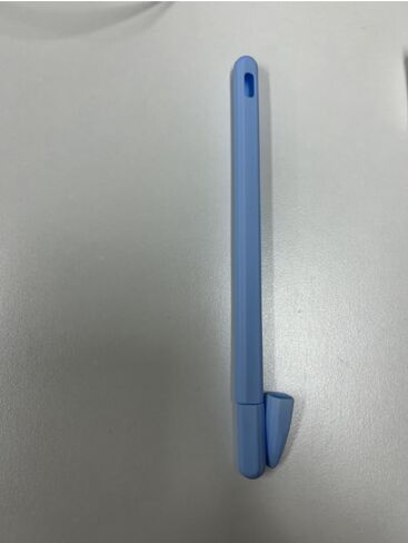 Slim Silicone and Full-Body Shockproof Pencil Cover for Apple Pencil, Anti-Slip Protective Pencil Holder Sleeve with 2 Nibs Compatible with Apple Pencil 2nd Generation (Blue) in Kuwait