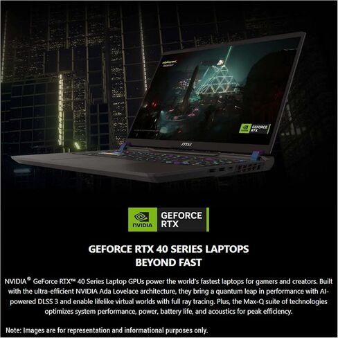 MSI 16" Vector 16 HX Gaming Laptop, Intel i9-14900HX, 64 GB DDR5 RAM, 4 TB PCle SSD, 16" QHD+ (2560x1600), Nvidia G-Force RTX 4090, W11 Pro in Saudi Arabia