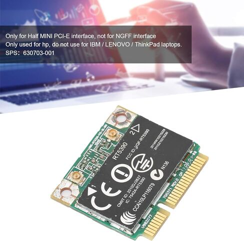 بطاقة الشبكة اللاسلكية RT5390، محول Mini PCIe 802.11N WiFi للكمبيوتر، SPS 630703 001Mini PCIE 802.11N in Saudi Arabia