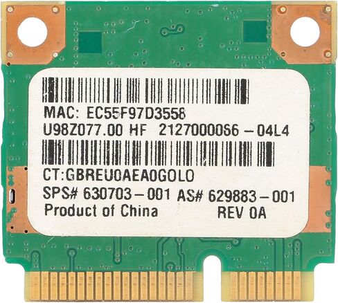 بطاقة الشبكة اللاسلكية RT5390، محول Mini PCIe 802.11N WiFi للكمبيوتر، SPS 630703 001Mini PCIE 802.11N in Saudi Arabia