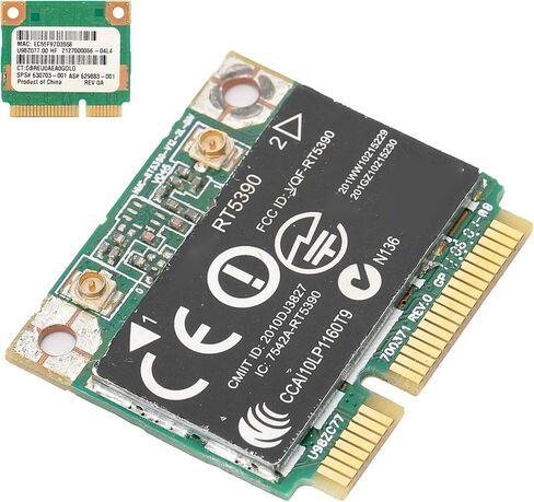 بطاقة الشبكة اللاسلكية RT5390، محول Mini PCIe 802.11N WiFi للكمبيوتر، SPS 630703 001Mini PCIE 802.11N in Saudi Arabia