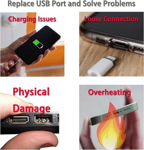 منفذ شحن USB لهاتف سامسونج جالاكسي A32 5G A326U A326A A326T A326U1 استبدال الجمعية منفذ USB نوع C لوحة الشاحن طقم أدوات إصلاح موصل الحوض in Kuwait