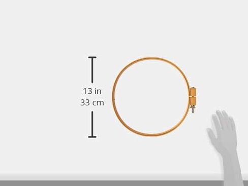 Dritz 3201 Plastic No-Slip Quilting Hoop, 10-Inch, Natural in Kuwait